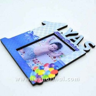 1 Yaş Mavi Magnet Çerçeve - 3