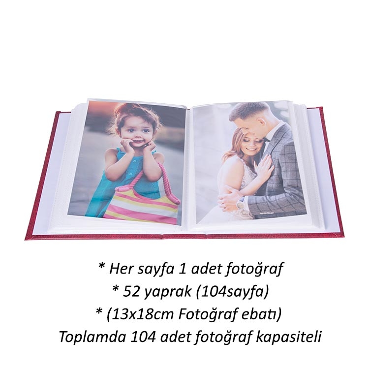 100'lük 13x18cm Fotoğraf Albümü - 2
