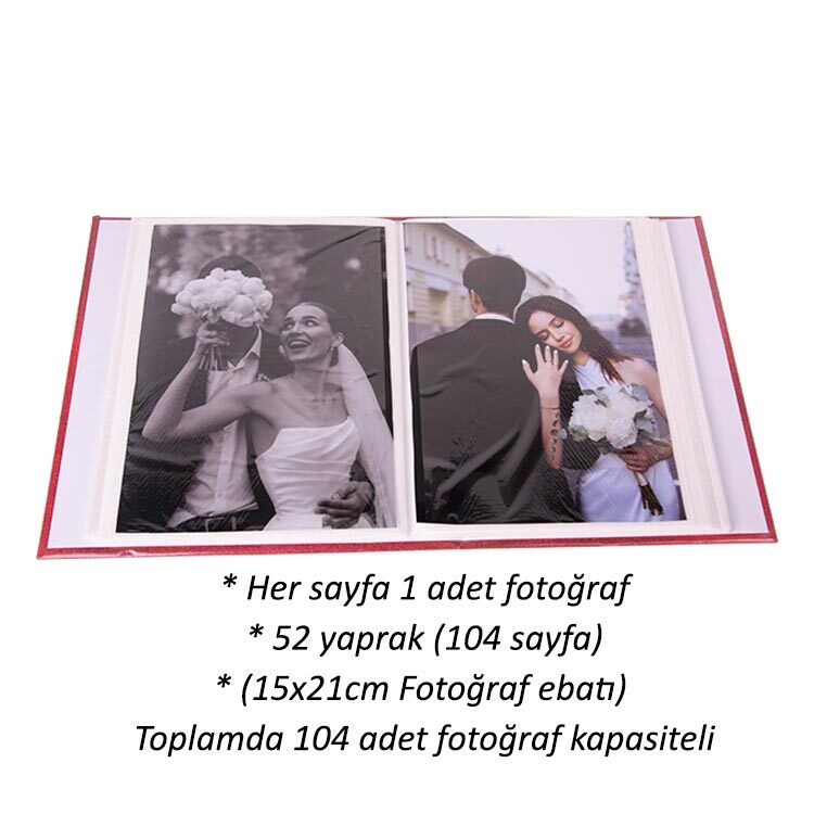 100'lük 15x21cm Fotoğraf Albümü - 2