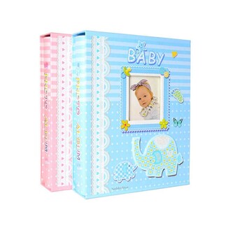 100'lük Kutulu Bebek Albümü - 15x21cm Fotoğraflar içindir - 1