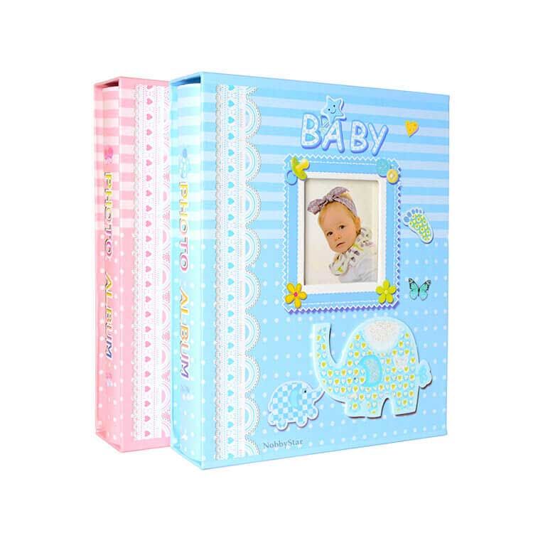 100'lük Kutulu Bebek Albümü - 15x21cm Fotoğraflar içindir - 1