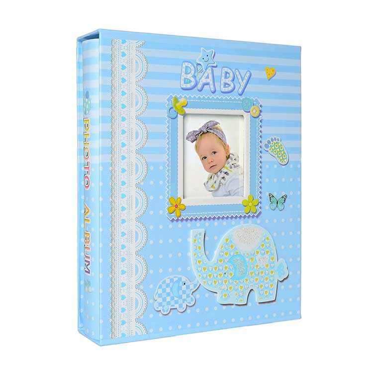 100'lük Kutulu Bebek Albümü - 15x21cm Fotoğraflar içindir - 5