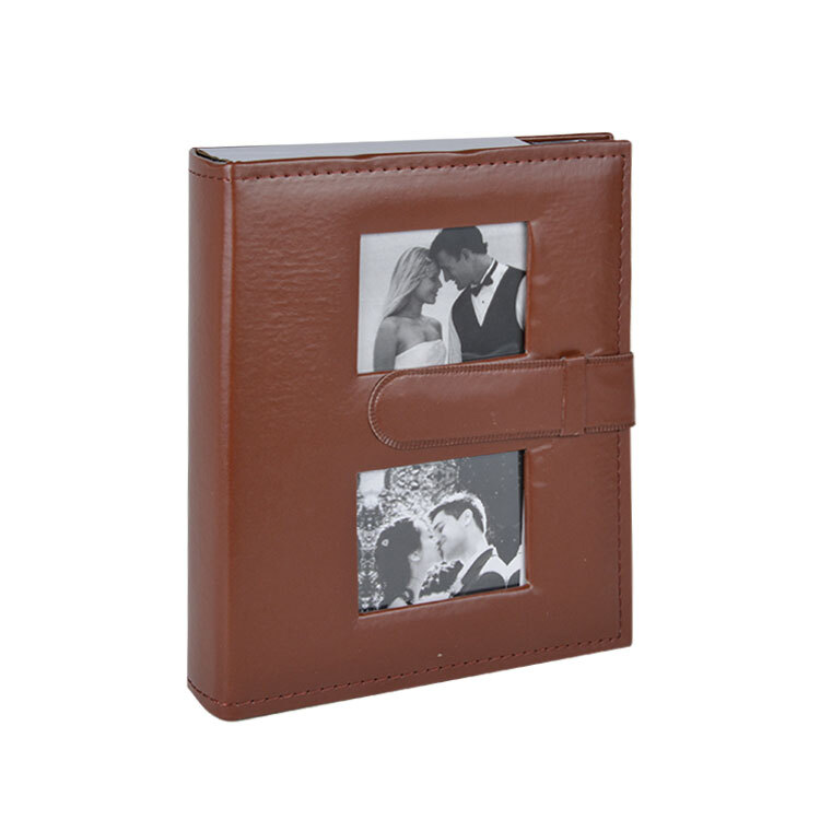 100'lük Deri Kahverengi Fotoğraf Albümü - 15x21cm - 1