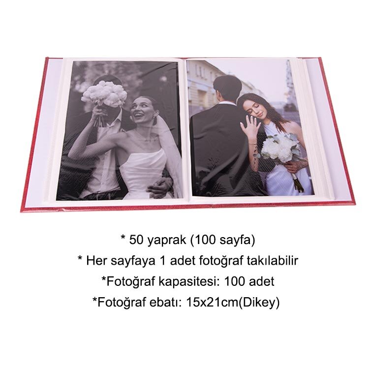 100'lük Fotoğraf Albümü -15x21cm - 2