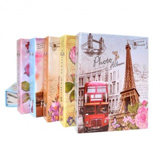 100'lük Renkli Desenli Promosyon Fotoğraf Albümü - 13x18cm - NobbyStar