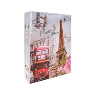 100'lük Renkli Desenli Promosyon Fotoğraf Albümü - 13x18cm - 6