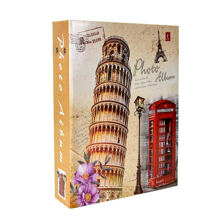 100'lük Renkli Desenli Promosyon Fotoğraf Albümü - 15x21cm - 5