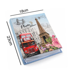 100'lük Renkli Desenli Promosyon Fotoğraf Albümü - 15x21cm - 4