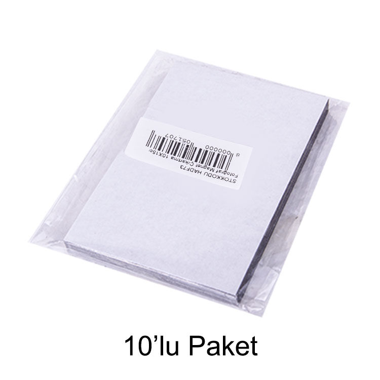 Yapışkanlı Fotoğraf Magnet Çıkartma - 10'lu Paket - 1