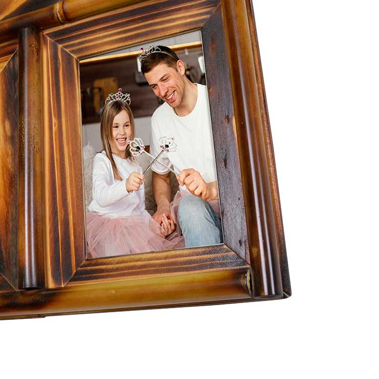 3'lü 10x15 Bambu Duvar Fotoğraf Çerçevesi - 3