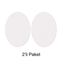 11x15cm Süblimasyon Oval Seramik - 2'li Paket - 1