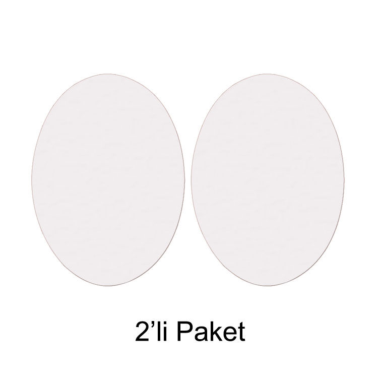 11x15cm Süblimasyon Oval Seramik - 2'li Paket - 1
