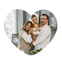 12x14cm Süblimasyon Büyük Kalp Magnet - 10'lu Paket - 5