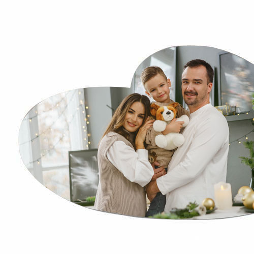 12x14cm Süblimasyon Büyük Kalp Magnet - 10'lu Paket - 4