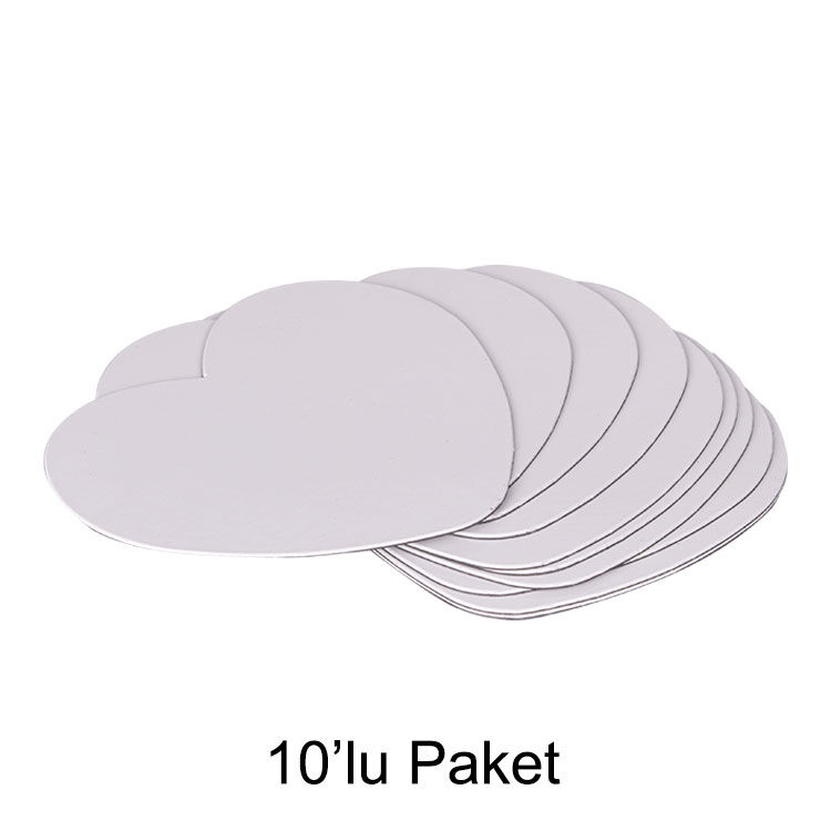 12x14cm Süblimasyon Büyük Kalp Magnet - 10'lu Paket - 1