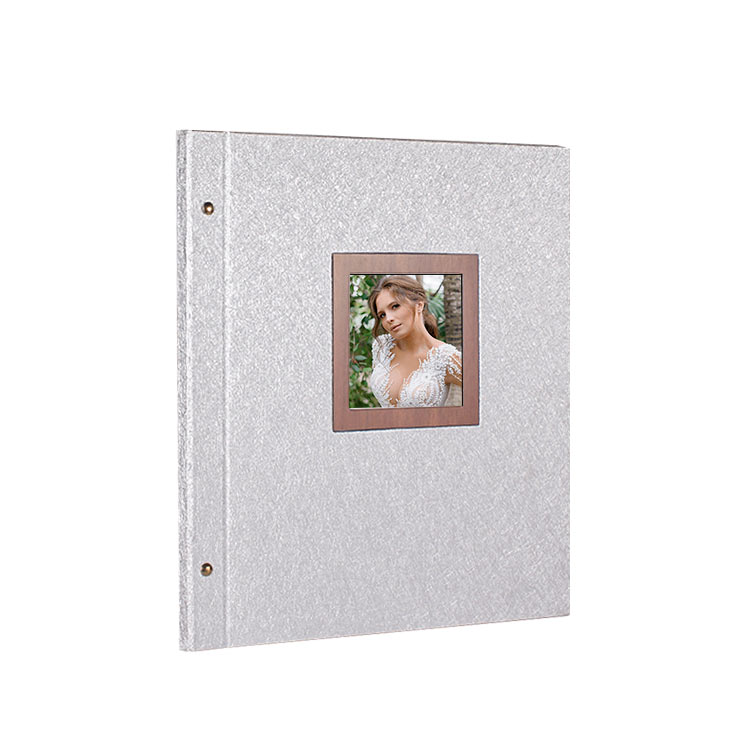 15 Yaprak Yapışkanlı Pencereli Fotoğraf Albümü - 34x37cm - 5