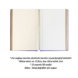 Modern Yapışkanlı Fotoğraf Albümü 15 Yaprak - 23x17cm - NobbyStar (1)