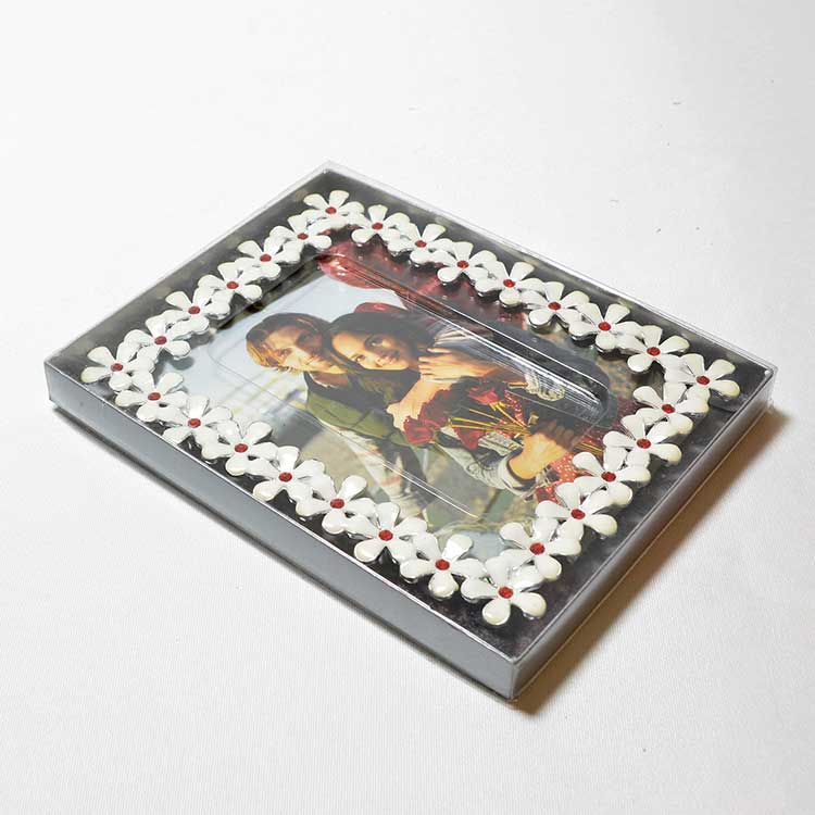 15x21 Çiçek Kenarlı Taşlı Çerçeve - 4