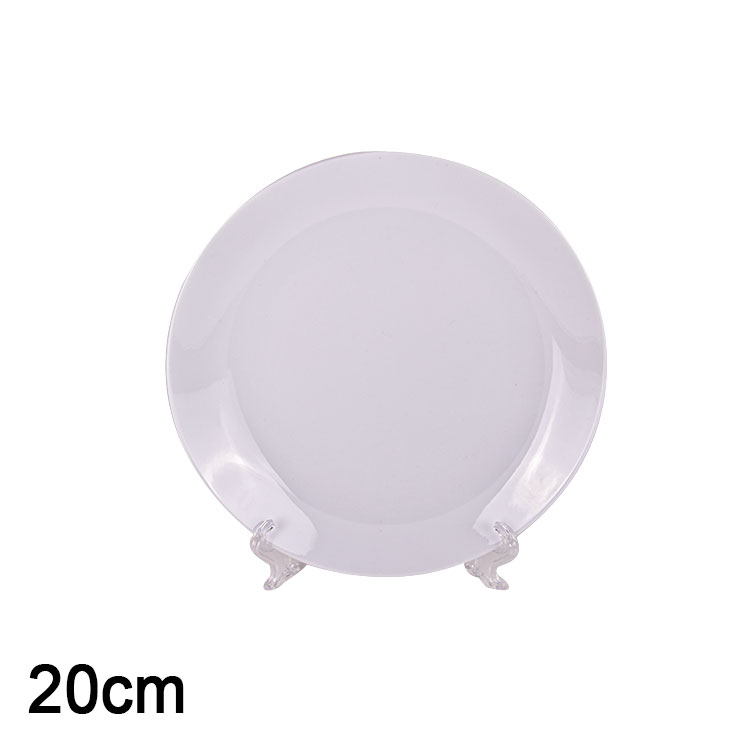 Süblimasyon Porselen Tabak - 20cm - 1