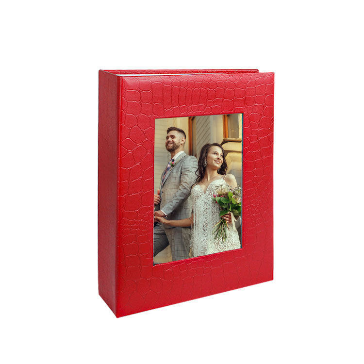 200'lük 10x15cm Deri Pencereli Fotoğraf Albümü - 7