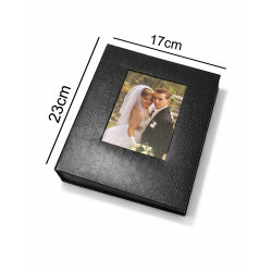 200'lük 10x15cm Deri Pencereli Fotoğraf Albümü - 5