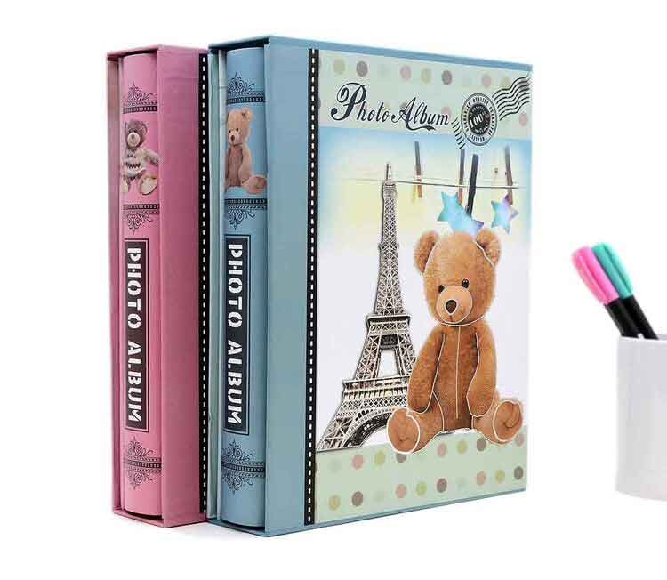 200'lük Kutulu Ayı Figürlü Fotoğraf Albümü - 10x15cm - 4