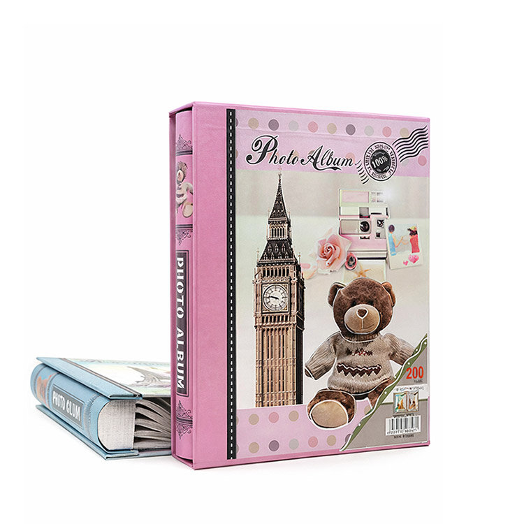 200'lük Kutulu Ayı Figürlü Fotoğraf Albümü - 10x15cm - 1