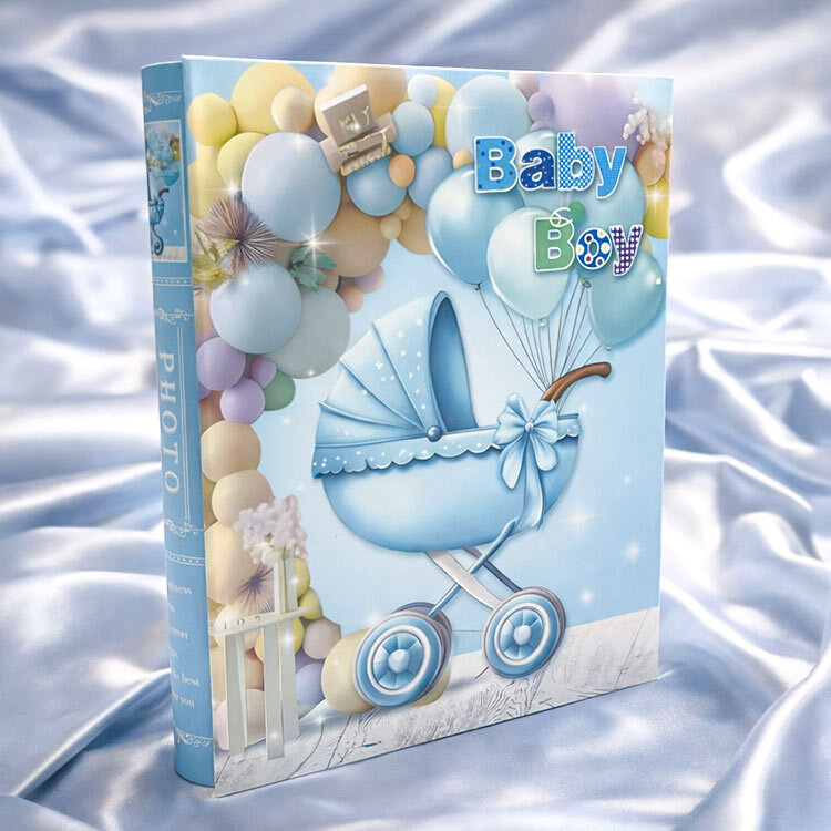 200'lük Kutulu 10x15cm Bebek Fotoğraf Albümü - Girl & Boy - 6