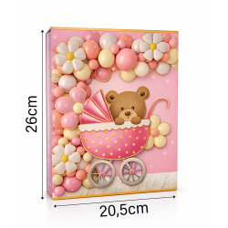 200'lük Kutulu 10x15cm Bebek Fotoğraf Albümü - Girl & Boy - 4