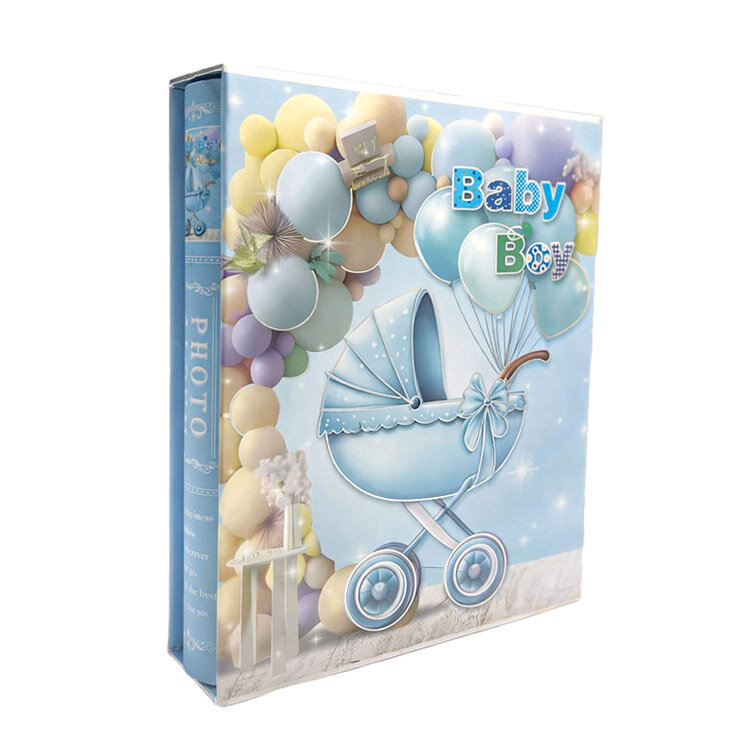200'lük Kutulu Kız ve Erkek Bebek Fotoğraf Albümü - 10x15cm - 4