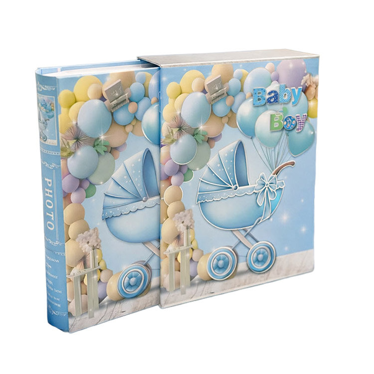 200'lük Kutulu Kız ve Erkek Bebek Fotoğraf Albümü - 10x15cm - 5