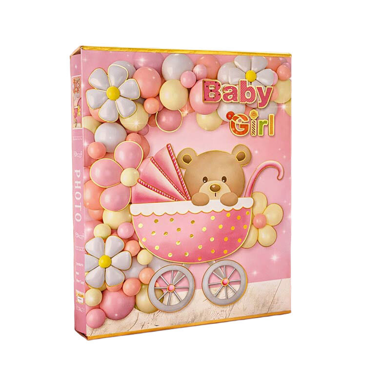 200'lük Kutulu Kız ve Erkek Bebek Fotoğraf Albümü - 10x15cm - 7