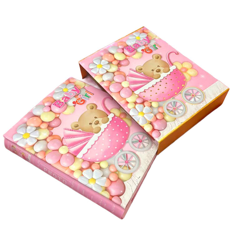 200'lük Kutulu Kız ve Erkek Bebek Fotoğraf Albümü - 10x15cm - 9