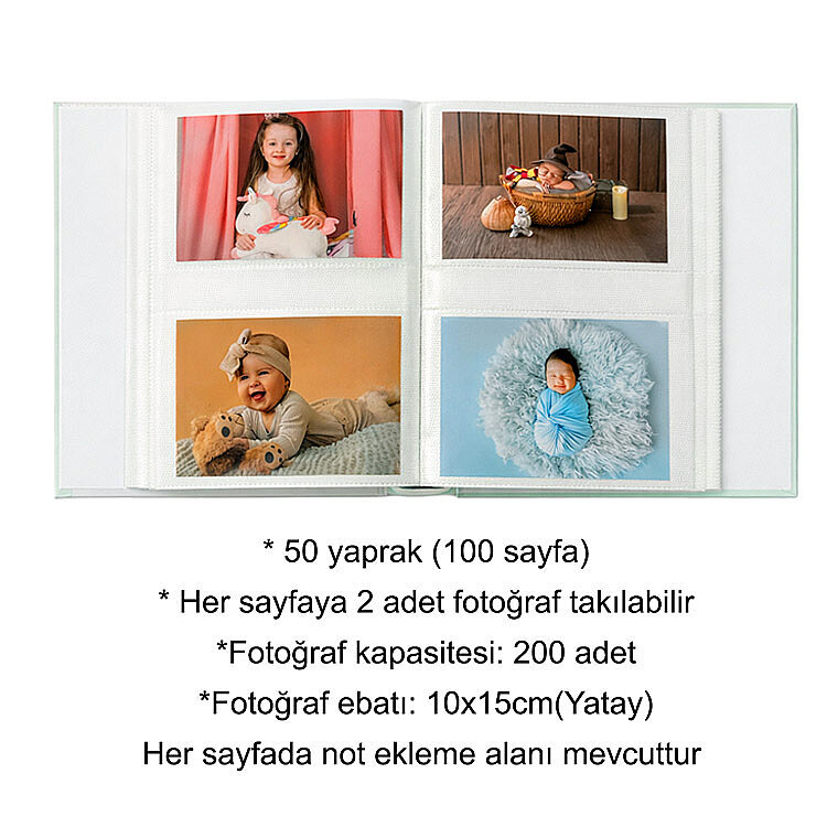 200'lük Kutulu Paris Fotoğraf Albümü - 10x15cm - 2