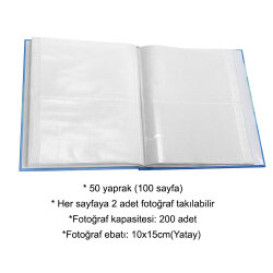 200'lük Promosyon Fotoğraf Albümü - 10x15cm - NobbyStar (1)
