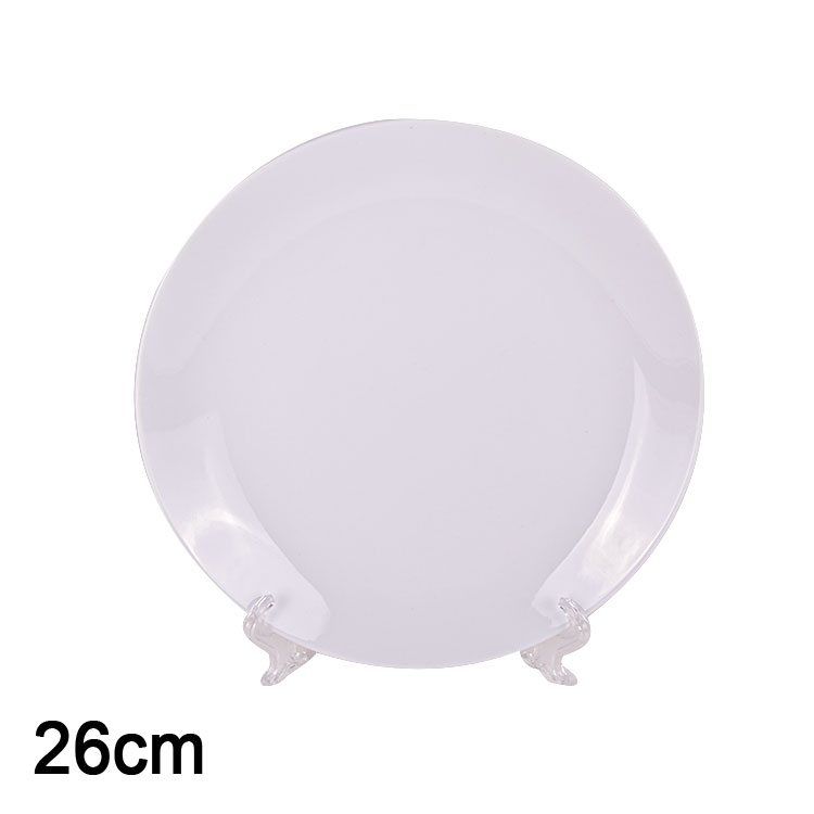 Süblimasyon Porselen Tabak - 26cm - 1