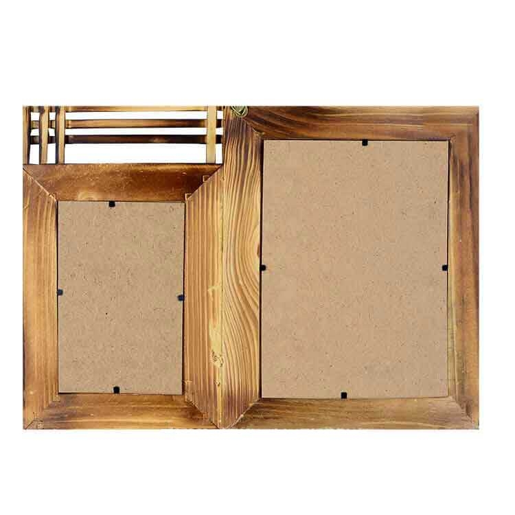 2'li 10x15 ve 15x21 Bambu Duvar Fotoğraf Çerçevesi - 2
