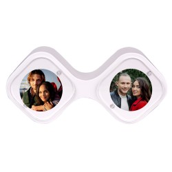 2'li Beyaz Pleksiglas Kaliteli Fotoğraf Çerçevesi - 2