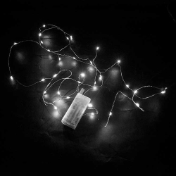  3 Metre Pilli Beyaz Peri Led - 10'lu Paket - NobbyStar (1)