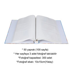 300'lük Kutulu Fotoğraf Albümü - 10x15cm - 2