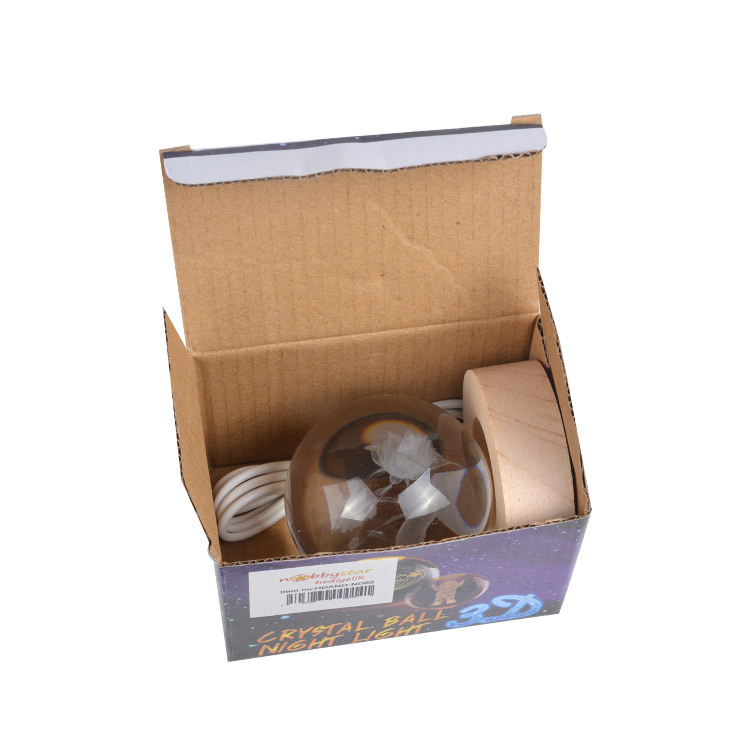 3D Led Işıklı I Love You Kristal Cam Küre Gece Lambası - 5
