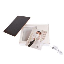 3D LED'li Çiçek Buketi Fotoğraf Çerçevesi - 3