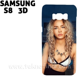 3D Sublime Samsung S8 Telefon Kılıfı - Thumbnail