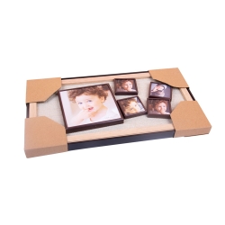 5 Piece Wooden DIY Magnetic Photo Frame 18x33 cm - Thumbnail