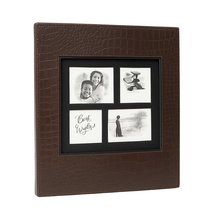 500'lük Deri Kahverengi Fotoğraf Albümü - 10x15cm - 1