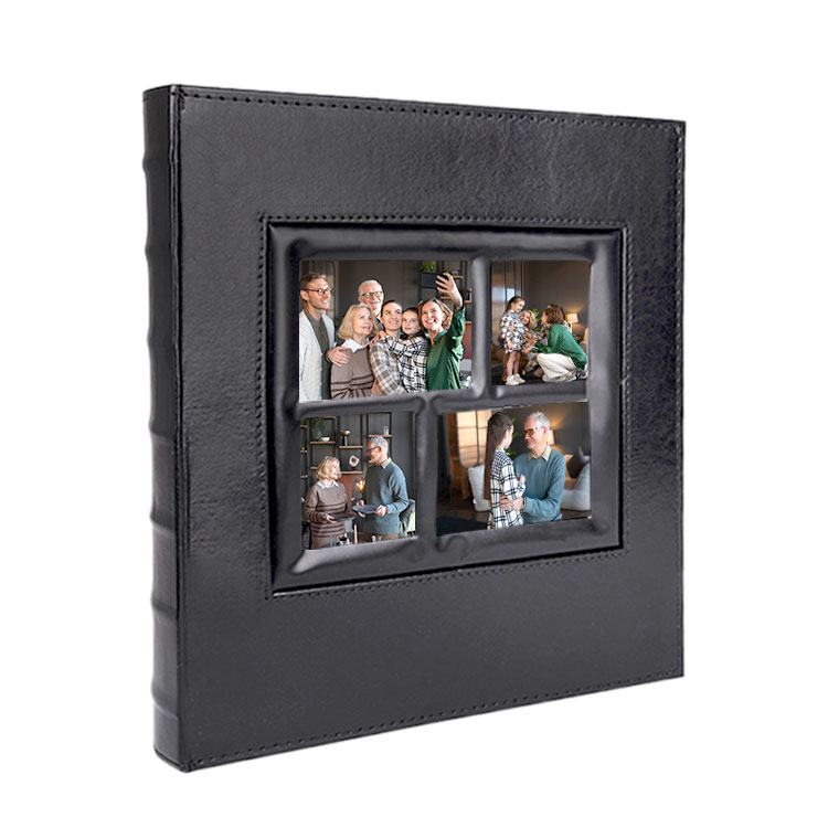 500'lük Deri Siyah Fotoğraf Albümü - 10x15cm - 1