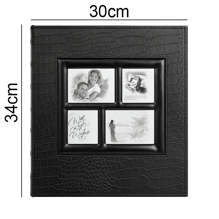 500'lük Deri Siyah Fotoğraf Albümü - 10x15cm - 4