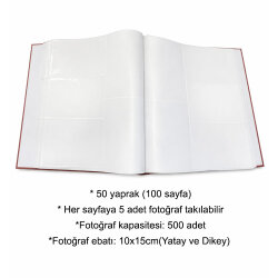 500'lük Kutulu Fotoğraf Albümü - 10x15cm - NobbyStar (1)