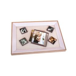 5'li Ahşap Magnetli Fotoğraf Çerçevesi - 25x35cm - 4