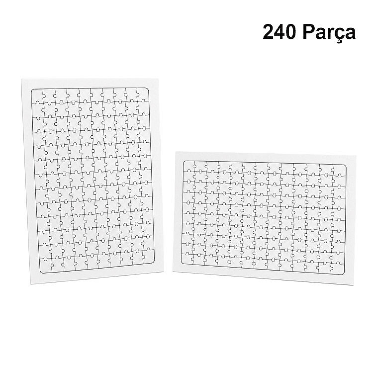 5'li Paket A3 Süblimasyon Puzzle - 240 Parça - 1